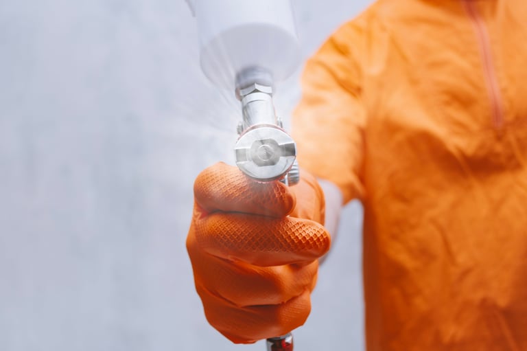 Professional paint application